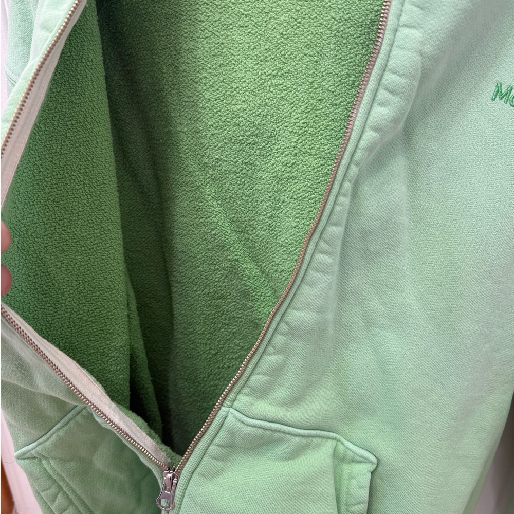 Madhappy Green Zip Hoodie Large - Picture 5 of 7
